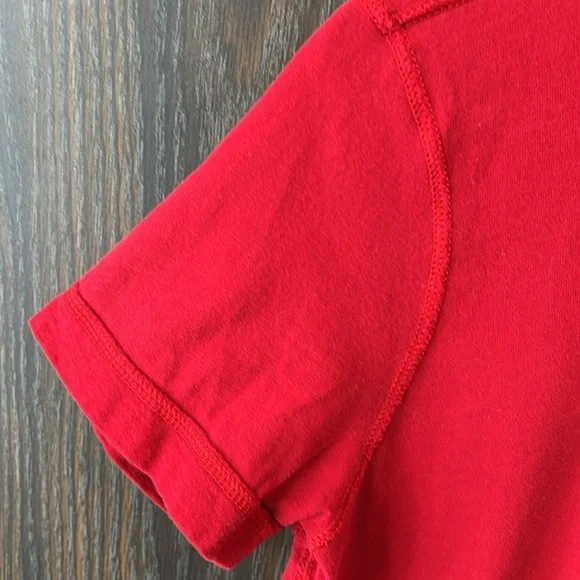 Abercrombie & Fitch Boy’s Red Cotton Graphic Tshirt with Chiefs Image, Size XL - Picture 5 of 8